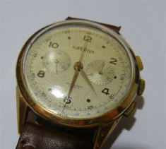 Ceas Chronograph Superius Aur 18K foto