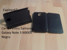 Husa Tip Carte Samsung Galaxy Note 3 N9000 Negru foto