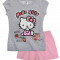 Pijama scurta 2-8 ani - Hello Kitty - art 87353 gri-roz