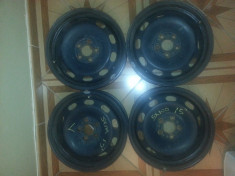 Set Jante tabla 15 5x100 VW Golf 4, Polo, Bora, New Beetle, A3, Seat Leon, Toledo, Skoda Octavia 1 foto