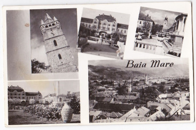 Ilustrata postala circulata 1960 RPR Baia Mare foto