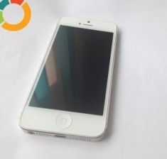 Vand iphone 5 alb 16gb ireprosabil deblocat cu rsim cu incarcator si cablu la 749ron foto