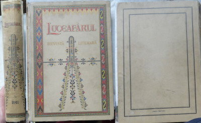 Luceafarul , revista literara , Sibiu , 1911 , an complet in legatura de lux foto