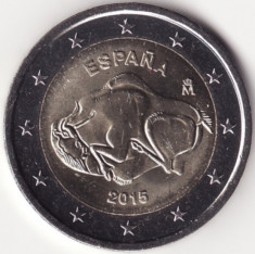 Regatul Spaniei - 2 Euro 2015 - Pestera din Altamira foto