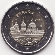 Moneda - Regatul Spaniei - 2 Euro 2013 - Manastirea El Escorial foto