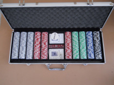Set poker cu jetoane LASER 500 buc, 11,5g foto