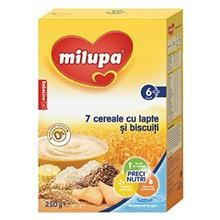 Milupa 7 Cereale cu Lapte si Biscuiti 6+Luni 250gr Cod: 4008976578635 foto