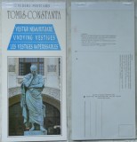 Pliant cu 12 carti postale detasabile cu vestigii ale Muzeului de istorie Tomis - Constanta