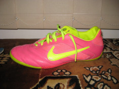 Adidasi de sala Nike 5 Elastico Pink foto