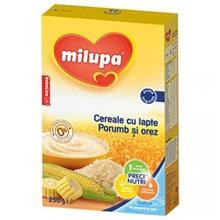 Milupa Cereale cu Lapte Porumb si Orez 4+Luni 250gr Cod: 4008976578574 foto