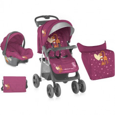 Carucior 2 in 1 Foxy 2015 Pink Giraffes foto