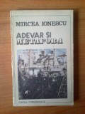 h6 Adevar si metafora - Mircea Ionescu