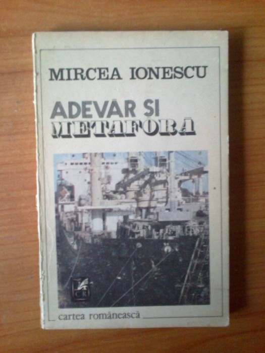 h6 Adevar si metafora - Mircea Ionescu