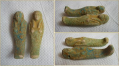 2 statuete egiptene - USHABTI (3) foto