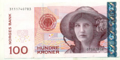 Norvegia 100 kroner foto