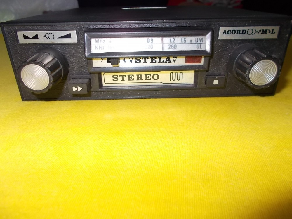 RADIO CASETOFON AUTO STEREO ,STELA , FABRICAT DE ELECTRO -MURES | arhiva  Okazii.ro
