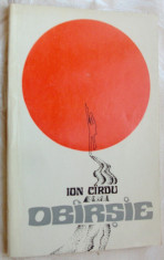 ION CIRDU (CARDU) - OBARSIE (VERSURI, volum de debut - 1979 / tiraj 535 ex.) [dedicatie / autograf pt. ANA SELENA si ION CRISAN] foto