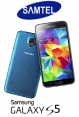 SAMSUNG GALAXY S5 SM-G900 16GB Albastru ~ NOU SIGILAT ~ Liber de retea | Garantie | VERIFICARE COLET gratis | RETURNABIL IN 3 ZILE |Transprort Gratis foto