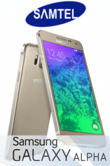 Telefon Mobil Samsung G850 Galaxy Alpha, 32GB, AN 2014, GARANTIE 24 luni culoare GOLD Gratis Verificare Colet foto
