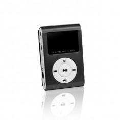 Mp3 player cu display LCD si casti - Culoare: Negru (cod produs: GSM008061) foto