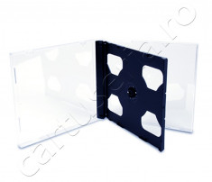 Set 10 carcase JEWEL pentru CD - stocare multipla - Capacitate: 2 CD-uri (cod produs: 10 x DS-CARC 2CD) foto