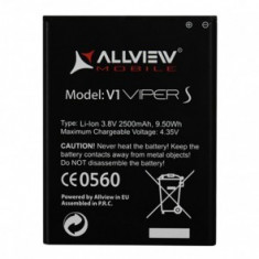 ACUMULATOR ALLVIEW V1 VIPER S ORIGINAL NOU MODEL LI-ION 3.7V 2500mAh BATERIE TELEFON MOBIL ORIGINAL + FOLIE ECRAN DISPLAY + LIVRARE GRATUITA foto