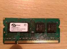 Ram Laptop PSC DDR2 512Mb MBA381D10-F6CM0334 foto