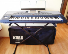 Vand Korg PA 800 cu husa si stand foto