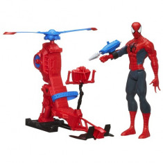 Figurina Spiderman cu Web-Copter foto