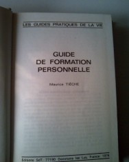 Guide de formation personnelle - Maurice Tieche (in limba franceza) (5+1)5 foto