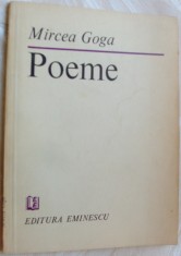 MIRCEA GOGA - POEME (editia princeps, 1987) foto