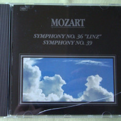 MOZART - Symphony No. 36/39 - C D Original ca NOU