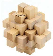 Puzzle educativ - joc de logica din lemn pentru orice varsta (mind game) foto