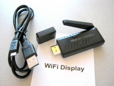 adaptor WiFi DLNA Miracast AirPlay HDMI cast share audio foto video pentru telefon tableta HDTV videoproiector foto