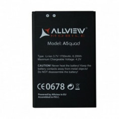 ACUMULATOR ALLVIEW A5 quad ORIGINAL NOU MODEL LI-ION 3.7V 1700mAh BATERIE TELEFON MOBIL ORIGINAL foto