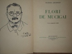 Tudor Arghezi, FLORI DE MUCIGAI, Editura Cultura Nationala, 1931 foto