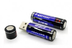 Baterii reincarcabile prin USB foto