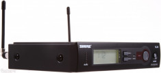 RECEIVER WIRELESS PENTRU MICROFOANE SHURE,SINCRONIZARE INFRAROSU Shure SLX4 R5 Wireless Receiver 800-820 MHZ + Antenna.SIGILAT. foto