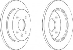 Disc frana spate Opel Astra H Ferodo DDF1043 foto