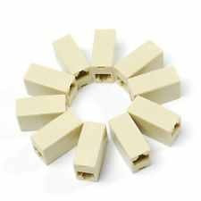 Set 3x Mufa de Conectare/Prelungire cablu UTP RJ45 CAT 5 5e 6 - 3x Adaptor/Conector mufa mama/mama pentru a lega 2 cabluri de retea UTP foto