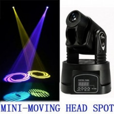 Proiector joc de lumini Moveled Led Mini Moving Head foto