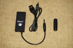 Receiver / receptor bluetooth A2DP cu acumulator reincarcabil foto