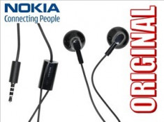 CASTI NOKIA Asha 230 Lumia Icon ORIGINALE NOI HANDSFREE MUFA JACK 3.5mm COD NOKIA WH-108 SUNET DETALIAT foto