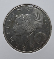 Moneda argint 10 Schilling 1971 - * atentie poze - 504 foto
