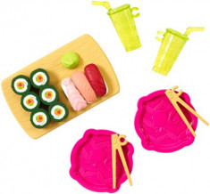 Set accesorii Barbie Mini Sushi - Mattel CFB50-CFB51 foto