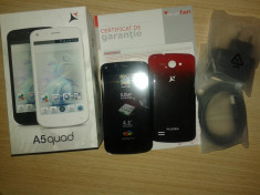 Allview A5 Quad, dual sim, quad core, la cutie, garantie foto