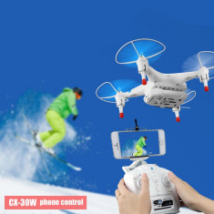 Drona (quadcopter) CHEERSON CX-30W ? DRONA CU CAMERA SI FPV PRIN WIFI + BONUS &amp;quot;Varianta cu Telecomanda&amp;quot; foto