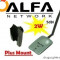 Alfa AWUS036NH AWUS 036NH Wireless USB Network Adapter 2W cu 2 antene 5Dbi