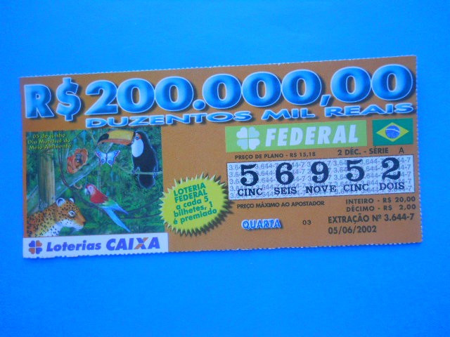 HOPCT BRAZILIA BILET LOTO / LOTERIE