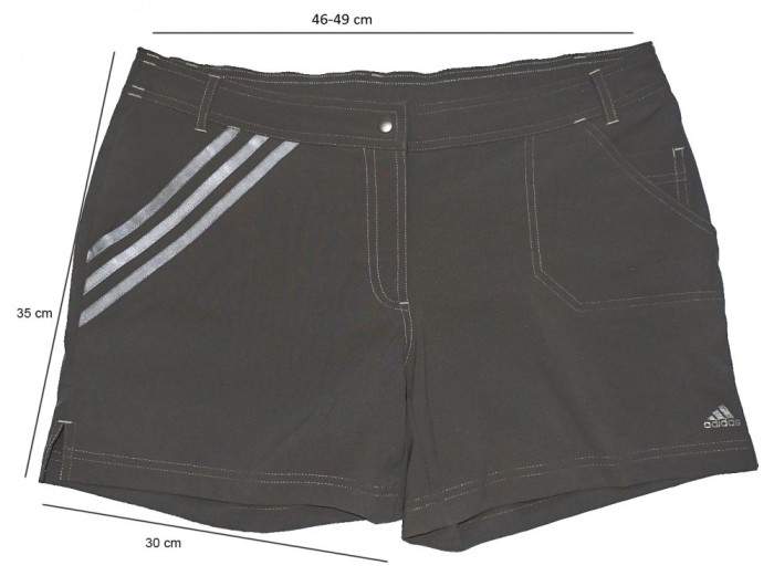 Pantaloni scurti sport casual ADIDAS ClimaLite, ca noi (dama XL spre 2XL) foto mare Pantaloni scurti sport casual ADIDAS ClimaLite, ca noi (dama XL spre 2XL) foto mare